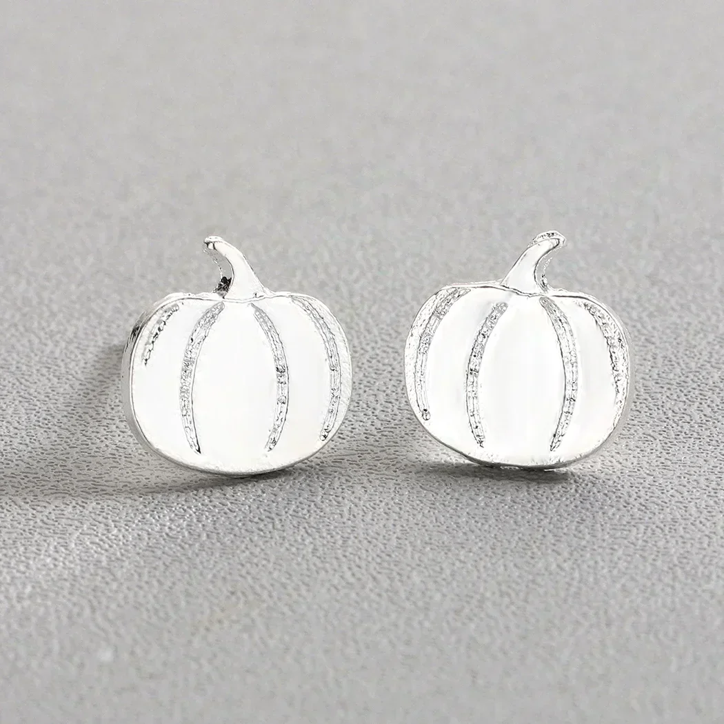 Pumpkin Stud Earrings