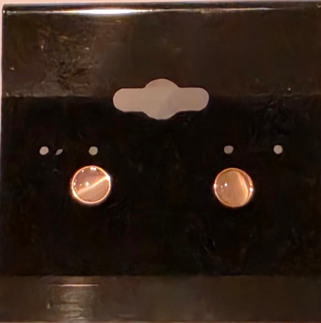 Set of 3 Pairs Stainless Steel Stud Earrings - Gold Tone